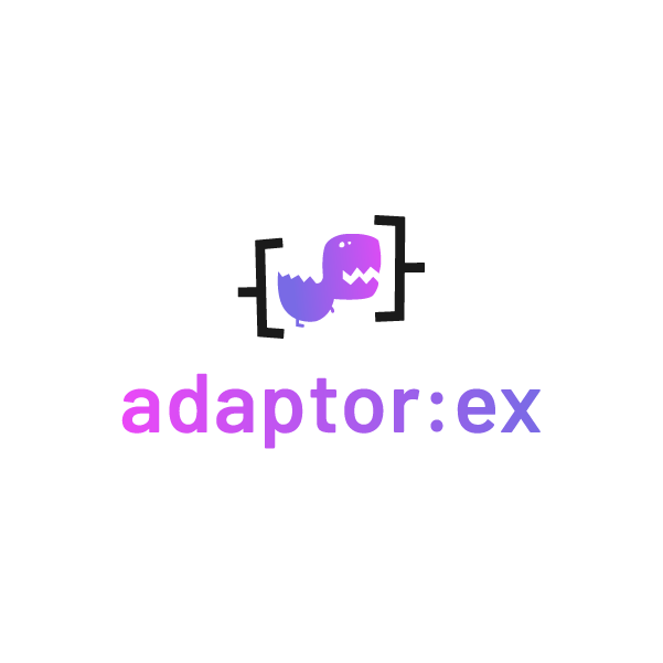 Logo des Open-Source-Tools adaptor:ex für Kulturakteur:innen