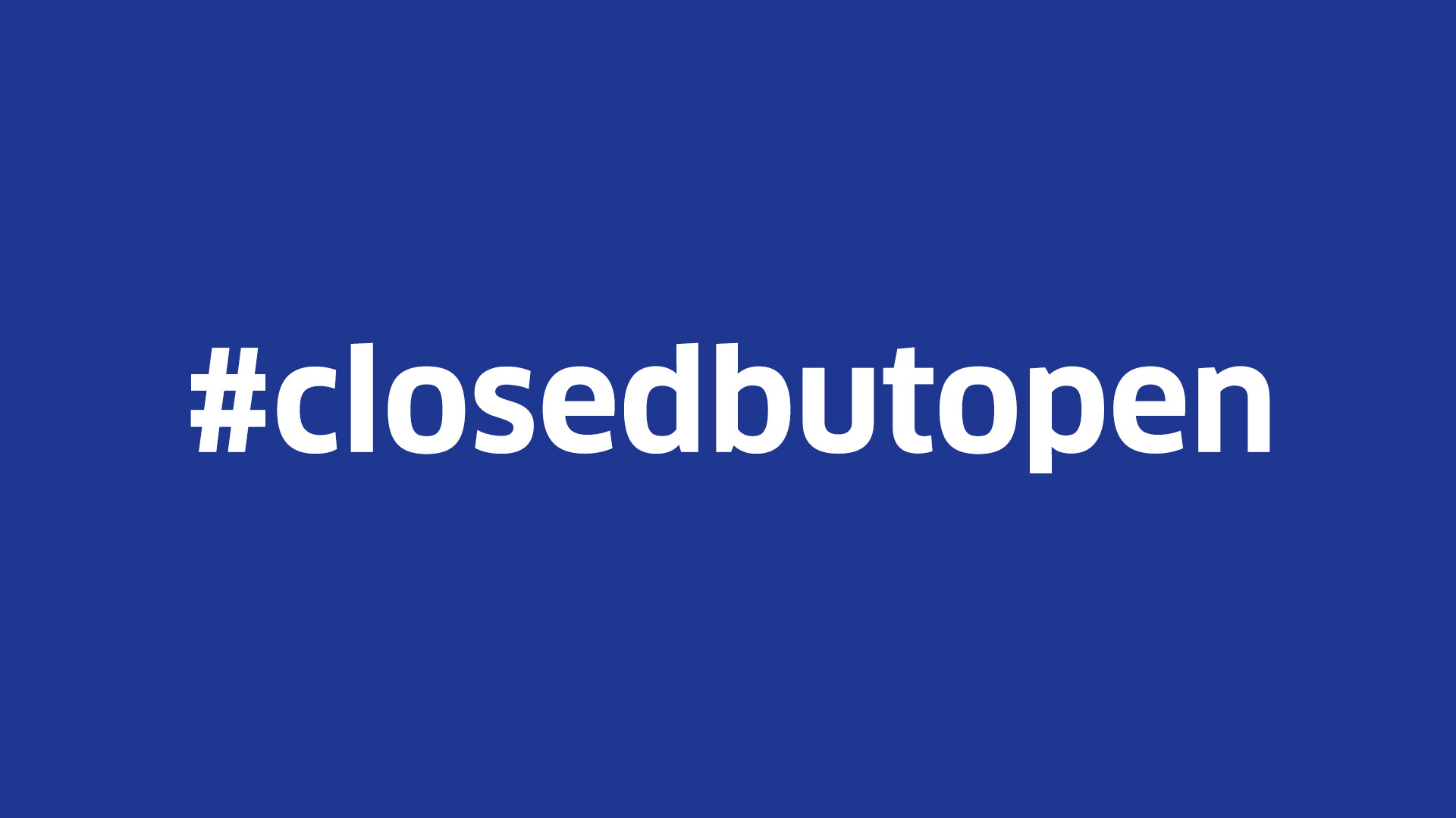 #closedbutopen: Kulturaktivitäten in Zeiten von Corona